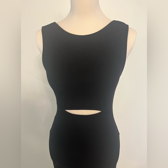 Helmet Lang Front Cut Out Mini Dress - Picture 8 of 12